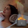 thumbnail image 4 of MesaSe Essential Oil Diffuser with Flame Night Light 200ml Quiet Mist Humidifier Aromatherapy Diffuser with Remote Control Timer Waterless Auto Shut-Off, 4 of 8