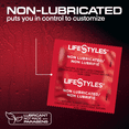 thumbnail image 3 of LifeStyles Non-Lubricated Natural Rubber Latex Condoms Value Pack, 100 Count, 3 of 8