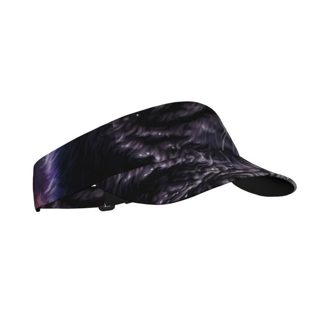 Balery Purple Moon Cat Gorra deportiva con visera ajustable para mujer y hombre (talla única)