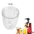 thumbnail image 2 of Pièces de Rechange pour Mélangeur, Gobelet Mélangeur, Pièces de Gobelet Extracteur de Jus Remplacement de Tasse 900W compatible Remplacement Gobelet Mélangeur[18 OZ], 2 of 5