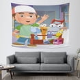 thumbnail image 6 of Handy Manny Pattern Wall Hanging 50*60 Inches High-Quality Peach Skin Velvet Material Classic And Charming, 6 of 6