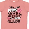 thumbnail image 4 of Inktastic Hunting Season Bows Racks & Deer Tracks Girls Toddler T-Shirt, 4 of 5