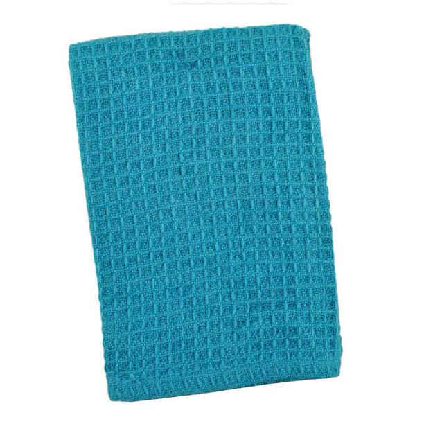 Mosaic Blue Waffle Dishcloths 6 Pieces