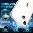 thumbnail image 5 of Crystal Clear Case for iPhone 14, [Not Yellowing] [Camera Protection] [Military Grade Drop Tested] Transparent Shockproof Protective Phone Case Soft Silicone Slim Cover, 6.1 inch, Transparente, 5 of 16