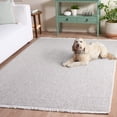 thumbnail image 3 of Safavieh Lotus Leila Solid Area Rug, Light Gray/Ivory, 6'7" x 6'7" Square, 3 of 11