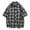 Black, variant on yillto Mens Plaid Short Sleeve Button down Shirts for Men Shirts Short Sleeves Casual Summer Pockets