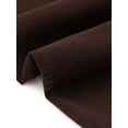 thumbnail image 5 of INSPIRE CHIC Mesh Dress for Women's Mock Neck Long Sleeve Ruch Cocktail Bodycon Dresses S Coffee, 5 of 6