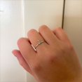thumbnail image 3 of BEMS-Anillo de diamantes de imitación turquesa para mujer, 1 pieza, talla 6, 3 of 5