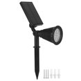 thumbnail image 2 of Solar Lawn Light, 9LED Waterproof Solar Spotlights Outdoor Solar Spot Light Solar Pathway Lights LED Solar Landscape Lights For Lawn Walkway Garden Pathway Yard, 2 of 8