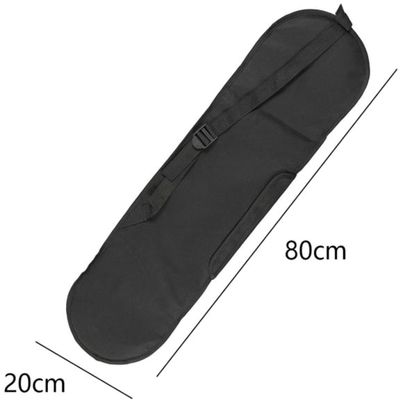 2X Travel Carry Bag Deck Protection Outdoor Zipper Skateboard Backpack Handle Adjustable Strap Shoulder Double Rocker