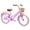 Purple, variant on STICCIO 20 inch Girls Bike with Basket and Rear Rack, Adjustable Seat, Dual Brake, Chain Guard, Kids Beach Cruiser Bike for Ages 7-10