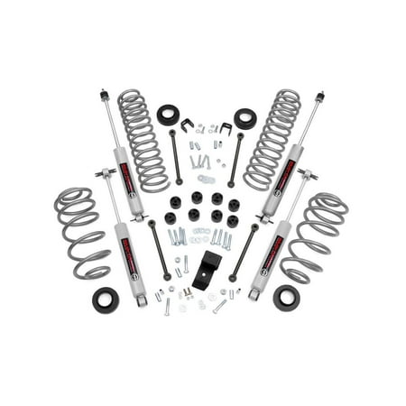 Rough Country Lift Kit compatible w/ 1997-2002 Jeep Wrangler TJ N3 Shocks Suspension