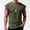 Army Green, variant on Baqcunre Tank Tops Men Men'S Breathable Sleeveless T Shirt Tops Slim Fashion Summer Round Neck Short Sleeve Sweatshirts For Men Tops For Men Army Green L