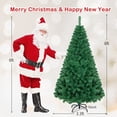thumbnail image 4 of Costway 6Ft Artificial PVC Christmas Tree Stand Indoor Outdoor Green, 4 of 11