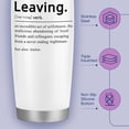 thumbnail image 3 of Going Away Gifts for Coworker- Funny Farewell Gifts for Coworker, Colleagues, Boss, Friends- Naughty New Job, Goodbye, Good Luck Gifts For Women, Men- 20 Oz Tumbler, 3 of 5