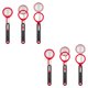 thumbnail image 4 of sweethay Cuchara medidora de plástico Sal Harina para hornear DIY Cuchara ajustable Cucharada Hogar Restaurante Panadería Chef Gadgets Rojo Type1 NO1, 4 of 6