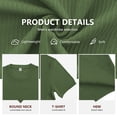 thumbnail image 3 of Iceglad Mens Knit T Shirt Short Sleeve Crewneck Summer Casual Textured Pullover Lightweight Ribbed Viscose Sweater Tee Soft Breathable Fashion Shirt, 3 of 10