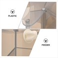 thumbnail image 4 of Comedero para Loros, Cuenco de Comida para Pájaros, Contenedor de Comida para Loros, Cuenco de Alimentación de Estructura Simple, Suministros para Pájaros, Comedero para Pájaros A, 4 of 5