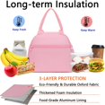 thumbnail image 2 of Bolsa Térmica para Almuerzo GYEUKHAM para Mujer/Hombre Gran Capacidad Rosa, 2 of 8