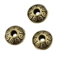 thumbnail image 1 of 100Pcs UFO Style Spacer Beads Accesorios DIY Jewelry Making Antique Brass Sunnimix Vintage Spacer Beads, 1 of 5