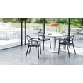 thumbnail image 5 of Olio Designs Dali Plastic Indoor-Outdoor Dining Arm Chair in White, 5 of 8