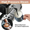 Espresso Machine 20 Bar, Dual Boiler Espresso Maker with Milk Frother