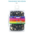 thumbnail image 5 of 200Pcs Nickel Plated Push Pin Map Pin Round Flat Head Thumbtacks for Corkboard, 5 of 10