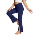 thumbnail image 1 of Pantalones largos para niños, pantalones largos, pantalones acampanados para niños, pantalones de punto acanalado para niñas, pantalones elegantes y cómodos con varios colores, pantalones de poliéster, 1 of 5