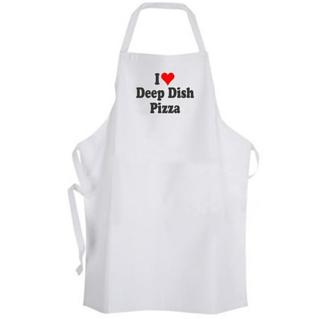 Aprons365 - I Love Deep Dish Pizza – Apron Chicago Style Chef (Best Chicago Style Deep Dish Pizza)