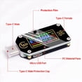 thumbnail image 4 of 2X Rd Tc66 Type-C Pd Trigger USB VoltíMetro AmperíMetro Voltaje 2 VíAs Medidor de Corriente MultíMetro Pd Cargador BateríA USB Tester1, 4 of 5