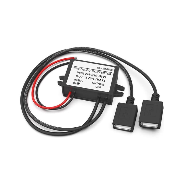 Sidaley Placa convertidora de voltaje ajustable Universal para coche, módulo de potencia reductor, placas de circuito regulador, componente electrónico Teléfono y Comunicación