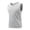 Gray, variant on Men's Sleeveless Tank Tops Big & Tall Muscle Fit Workout Athletic Training Tee Ice Silk Breathable Bodybuilding Shirt Summer Quick Dry Performance Base Layer Blank Printable