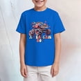 thumbnail image 2 of TOWED22 Boys T Shirts Kids Short Sleeve Shirt Crewneck Summer Basic Tee Tops 5-14 Years(Blue,13-14 Y), 2 of 4