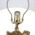 thumbnail image 4 of Table Lamp D17x30.2" Gold Ginkgo Leaf Table Lamp with Marble Base and White Drum Shade (Lamp Shade Assembly Required),Bedroom Lamp, 4 of 5