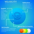 thumbnail image 3 of Velocity Lacrosse Balls – 60 Pack – Official Size, NFHS & College Approved – Light Blue, 3 of 7