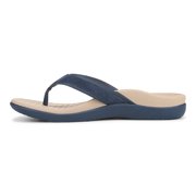 Vionic Women's Tide 2.0 Post Sandals Dark Denim Suede - J7545L1400