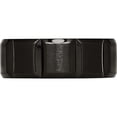 thumbnail image 3 of Titanium Brushed And Polished Black Ip-Plated 8mm Grooved Band (Size 11.5) Made In China tb356-11.5, 3 of 5