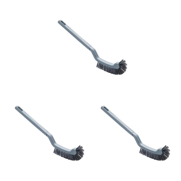 Escobilla para inodoro Toystoory herramienta curvada con ranura cepillo de limpieza plástico mango largo Type3 NO3