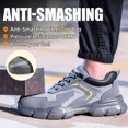 thumbnail image 6 of LAoutun Steel Toe Shoes for Men Work Shoes Mens Indestructible Safety Shoes Puncture Proof, 6 of 6