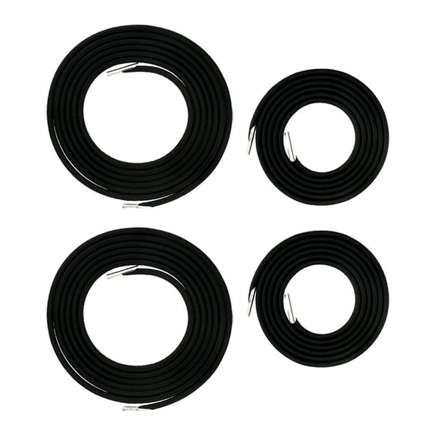 4x Cable de repuesto para silla de gravedad 0 Suministros multiuso Cordones elásticos para Negro