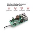 thumbnail image 3 of Portable DC Power Supply with Battery Clip, 12V/24V to 5V 4-Port USB Charger Multi-Port Adapter Other Smartphones, 3 of 5