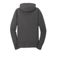 thumbnail image 3 of Port & Company Ladies Core Fleece Full Zip Hooded Sweatshirt-4XL (Charcoal), 3 of 3