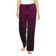 thumbnail image 1 of Balery Dark Purple Glitter Pantalones de pijama para mujer, pijamas ultraligeros, pantalones de estar por casa-3X-Large, 1 of 6
