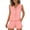 Pink, variant on Gifts Dianli Pajama Set Sleepwear Women's Ruffled Milk Silk V Neck Short Sleeve Top And Elastic Waist Shorts With Pockets Soft Stretch Lightweight Breathable Two Piece Homewear Loungewear