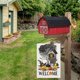 thumbnail image 5 of Bandera de jardín vertical de doble cara con mensaje "truco o trato", decoración exterior para patio y Halloween, 5 of 5