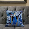 thumbnail image 5 of Three Women Indoor/Outdoor Pillow with Removable Cover in Blue Beige Red26x26, 5 of 5