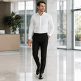 thumbnail image 5 of HBDesign Mens All Season Serge Dress Pants Classic Fit Business Formal Work Trousers, 5 of 7