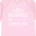 thumbnail image 4 of Inktastic Auntie Loves Me Baby Clothes Boys or Girls Long Sleeve Baby Bodysuit, 4 of 5
