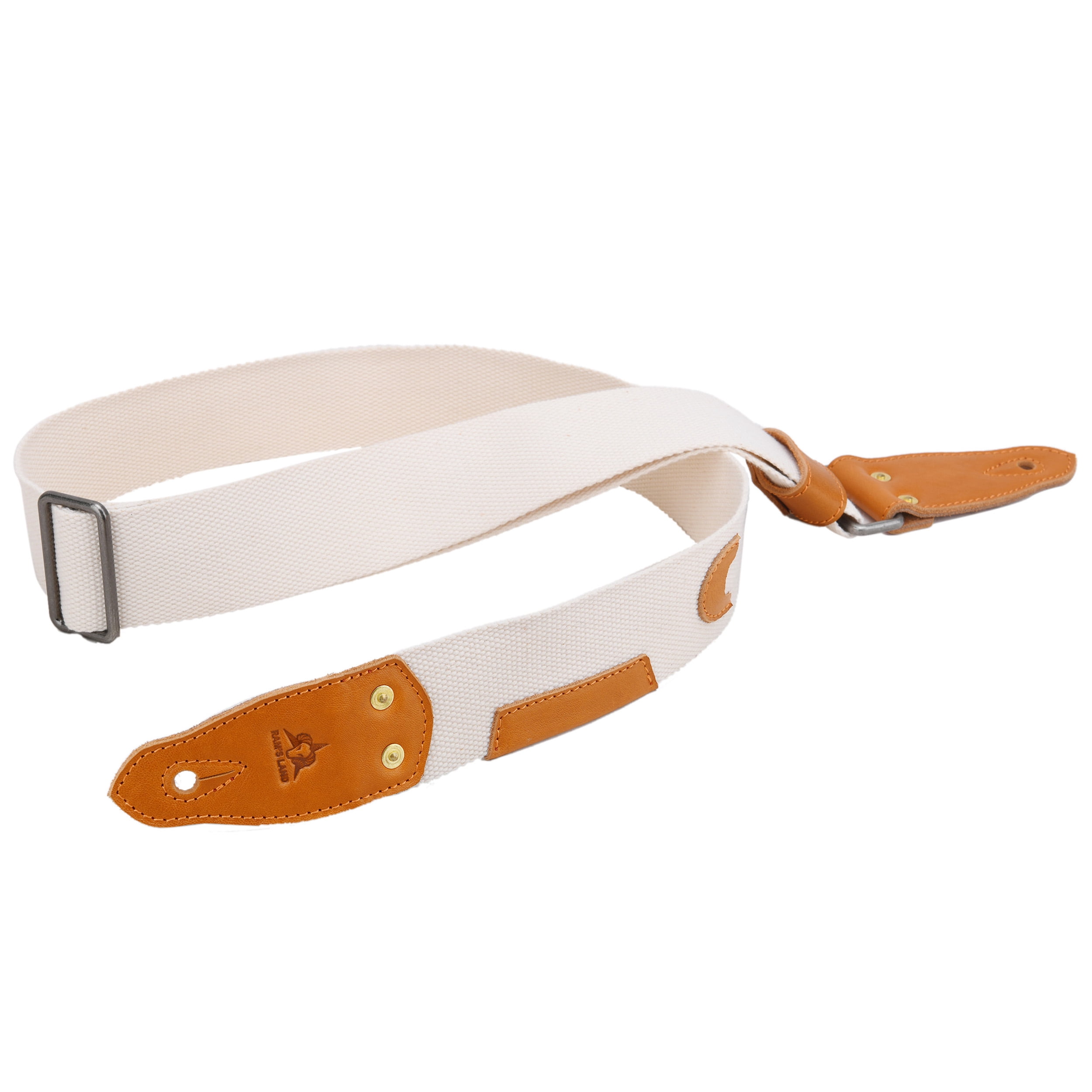Guitar Strap Cotton Leather Adjusted for Acoustic Electric Bass Guitar 2 Inch Wide