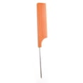 thumbnail image 2 of thinsony Tail Comb Plastic Portable Different Colors New-style Bright Exquisite Appearance Easy Installment Long Service Life Hair Picks Bone Color, 2 of 6